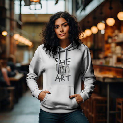Hoodie She is Art