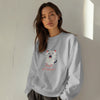 EAT WHAT Sweatshirt Oversized