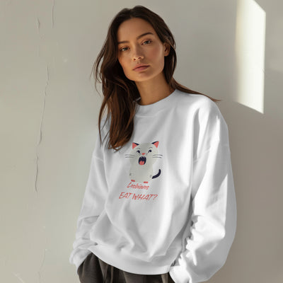 EAT WHAT Sweatshirt Oversized