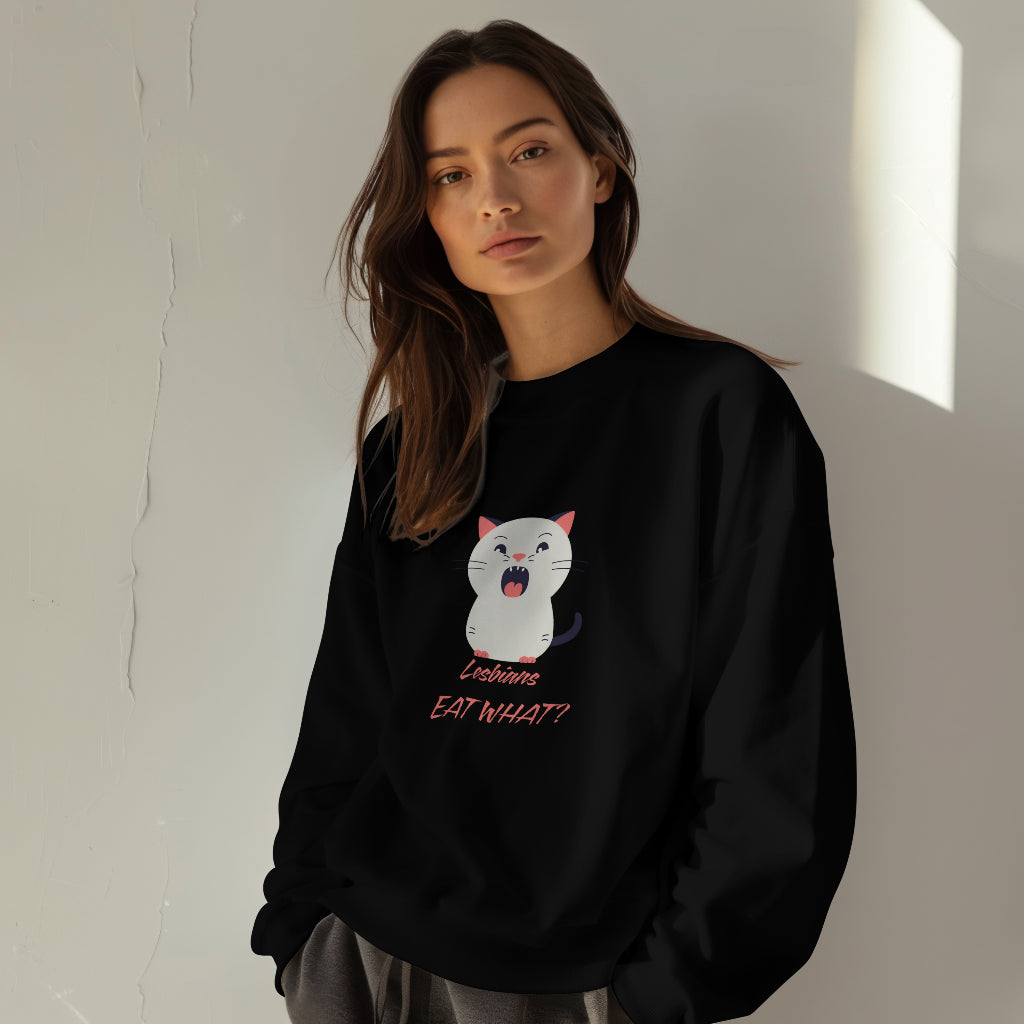 EAT WHAT Sweatshirt Oversized